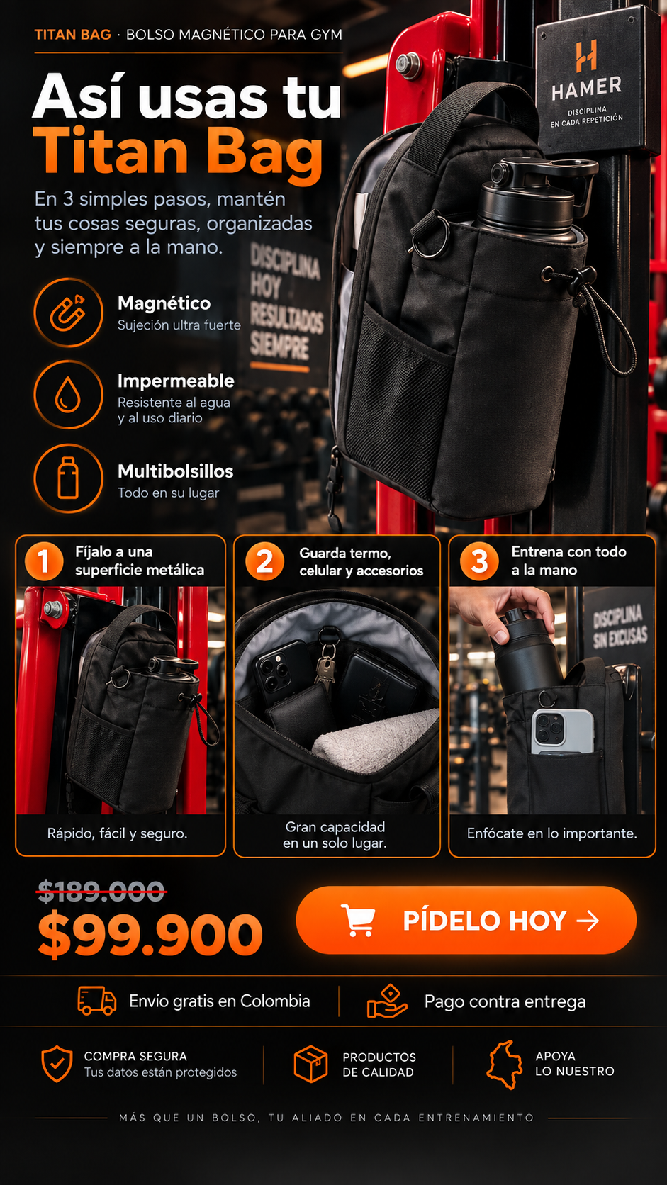 Titan Bag tu aliado en el gimnasio